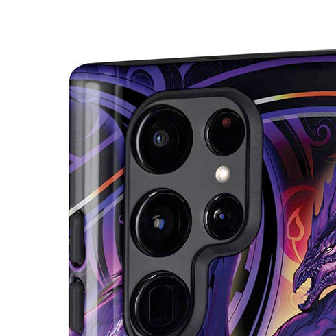 Dragonblade Netherblade Purple by Ruth Thompson Galaxy S24 Ultra Impact Case