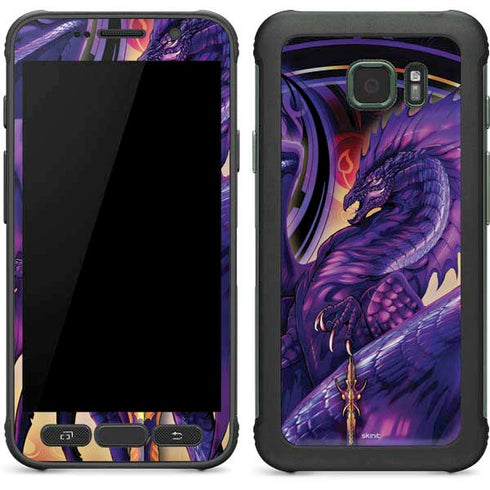 Ruth Thompson Dragonblade Netherblade Purple Galaxy S7 Active Skin