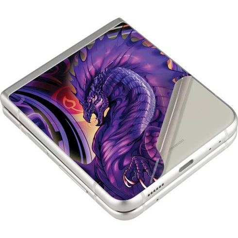Ruth Thompson Dragonblade Netherblade Purple Galaxy Z Flip3 5G Skin