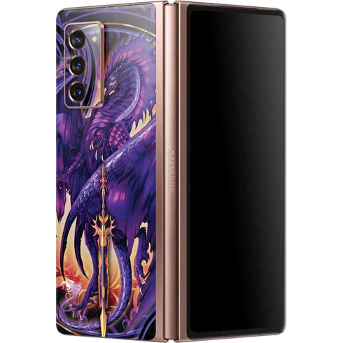 Ruth Thompson Dragonblade Netherblade Purple Galaxy Z Fold2 5G Skin