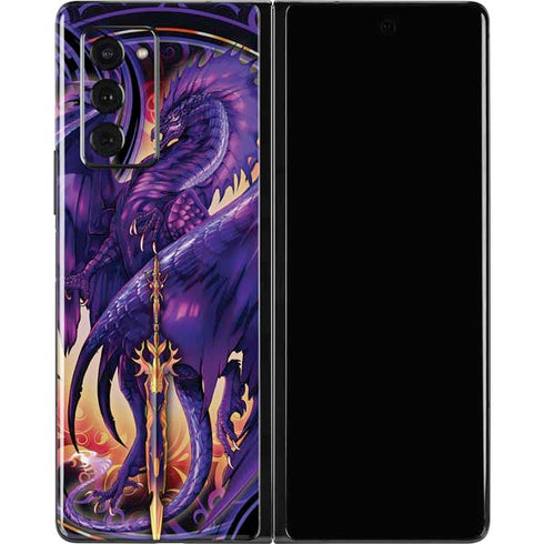Ruth Thompson Dragonblade Netherblade Purple Galaxy Z Fold2 5G Skin