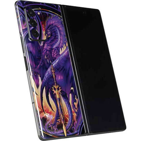 Ruth Thompson Dragonblade Netherblade Purple Galaxy Z Fold2 5G Skin
