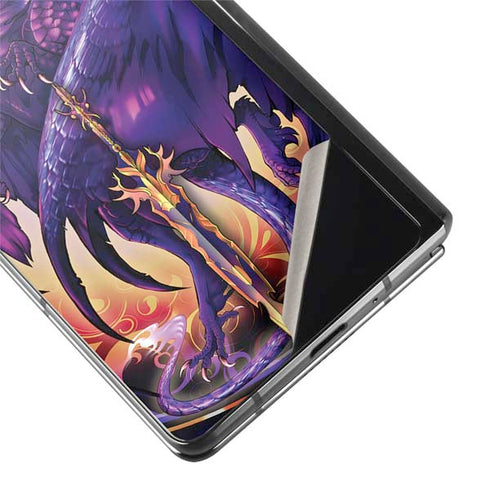 Ruth Thompson Dragonblade Netherblade Purple Galaxy Z Fold2 5G Skin