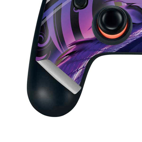 Ruth Thompson Dragonblade Netherblade Purple Google Stadia Controller Skin