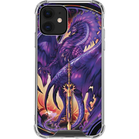 Ruth Thompson Dragonblade Netherblade Purple iPhone 12 Clear Case