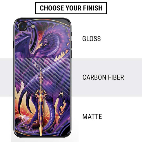 Ruth Thompson Dragonblade Netherblade Purple iPhone SE (2nd & 3rd Gen) Skin