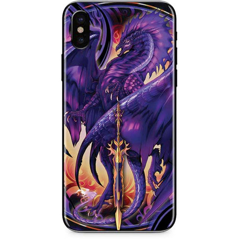 Ruth Thompson Dragonblade Netherblade Purple iPhone X Skin