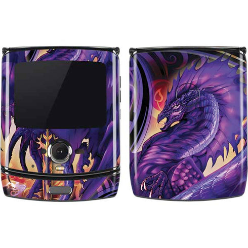 Ruth Thompson Dragonblade Netherblade Purple Motorola RAZR Skin