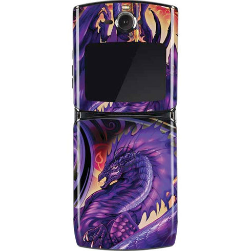 Ruth Thompson Dragonblade Netherblade Purple Motorola RAZR Skin