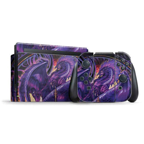 Ruth Thompson Dragonblade Netherblade Purple Nintendo Switch Bundle Skin