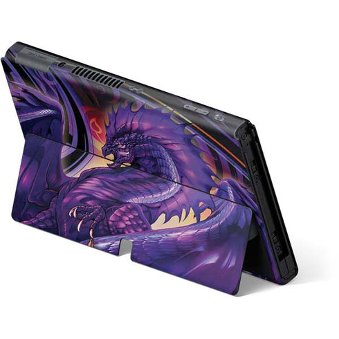 Ruth Thompson Dragonblade Netherblade Purple Nintendo Switch OLED (2021) Skin