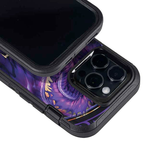 Dragonblade Netherblade Purple by Ruth Thompson Otterbox Defender iPhone Skin
