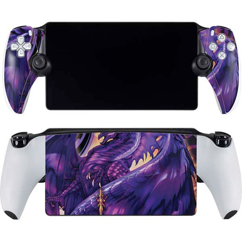 Dragonblade Netherblade Purple by Ruth Thompson PlayStation Portal Remote Player Skin