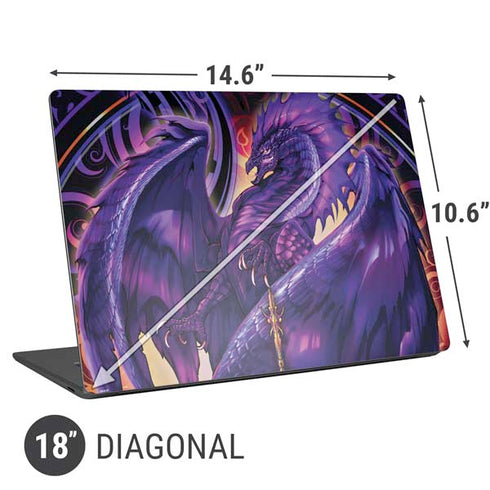 Ruth Thompson Dragonblade Netherblade Purple Universal Laptop 18in (14.6 x 10.6in) Skin