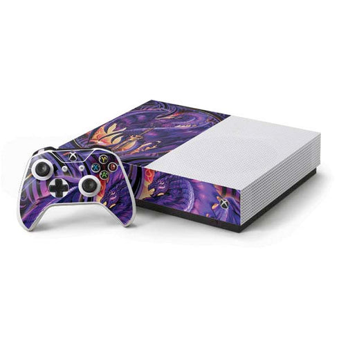 Ruth Thompson Dragonblade Netherblade Purple Xbox One S All-Digital Edition Bundle Skin