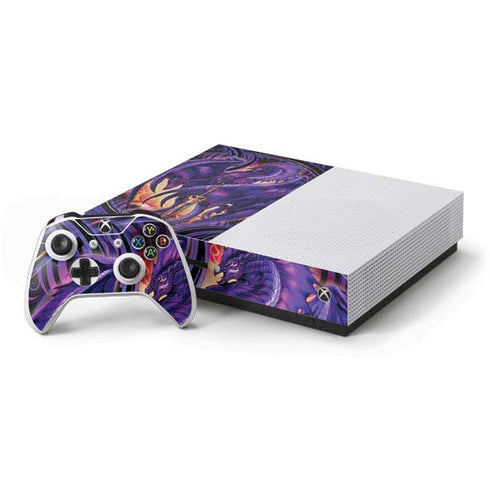 Ruth Thompson Dragonblade Netherblade Purple Xbox One S Console and Controller Bundle Skin