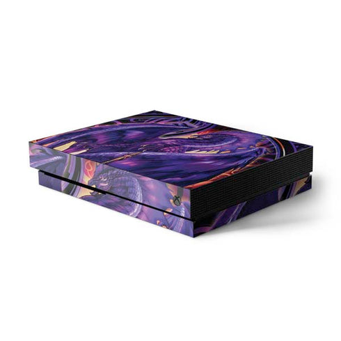 Ruth Thompson Dragonblade Netherblade Purple Xbox One X Console Skin