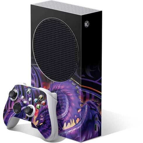 Dragonblade Netherblade Purple by Ruth Thompson Xbox Series S Skins