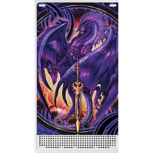 Ruth Thompson Dragonblade Netherblade Purple Xbox Series S Console Skin