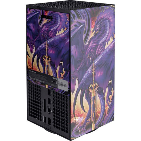 Ruth Thompson Dragonblade Netherblade Purple Xbox Series X Console Skin