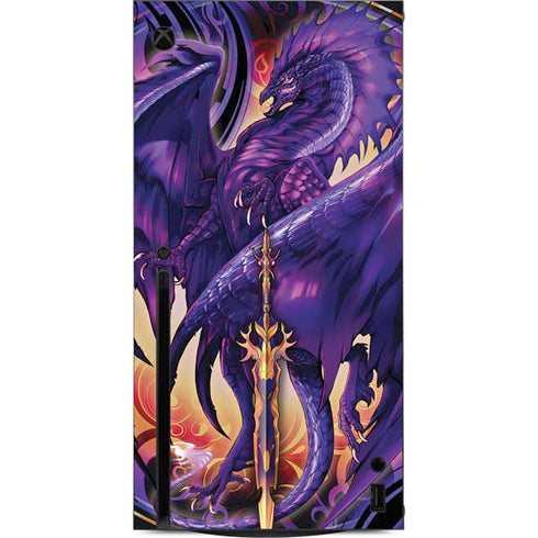 Ruth Thompson Dragonblade Netherblade Purple Xbox Series X Console Skin