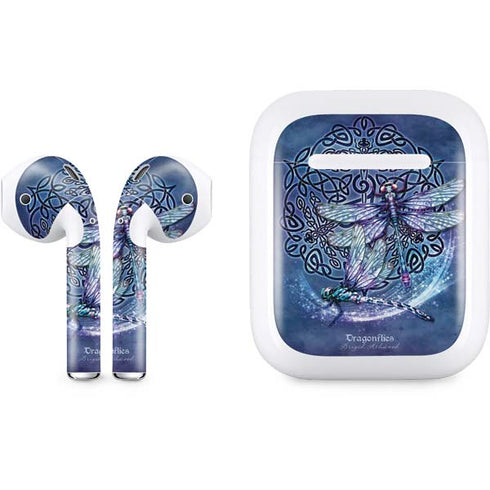 Brigid Ashwood Dragonfly Celtic Knot Apple AirPods Skin