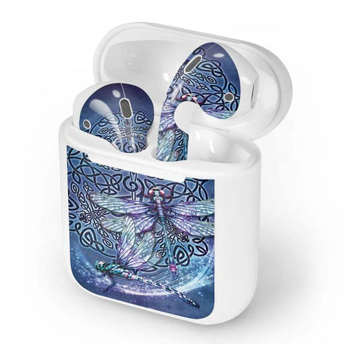Brigid Ashwood Dragonfly Celtic Knot Apple AirPods Skin