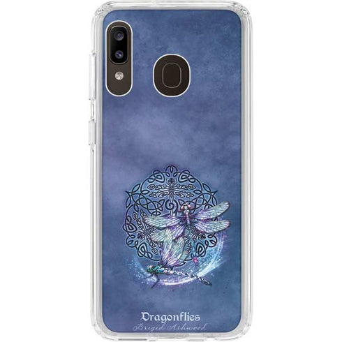 Brigid Ashwood Dragonfly Celtic Knot Galaxy A20 Clear Case