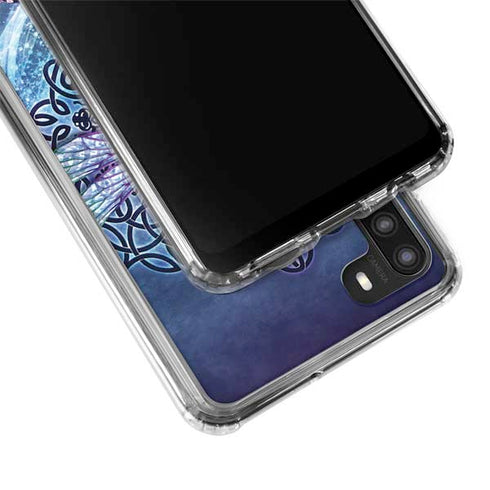 Brigid Ashwood Dragonfly Celtic Knot Galaxy A21 Clear Case
