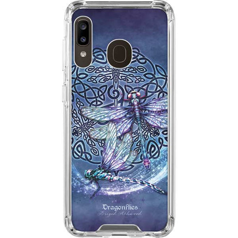 Brigid Ashwood Dragonfly Celtic Knot Galaxy A30 Clear Case