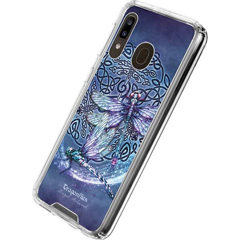 Brigid Ashwood Dragonfly Celtic Knot Galaxy A30 Clear Case