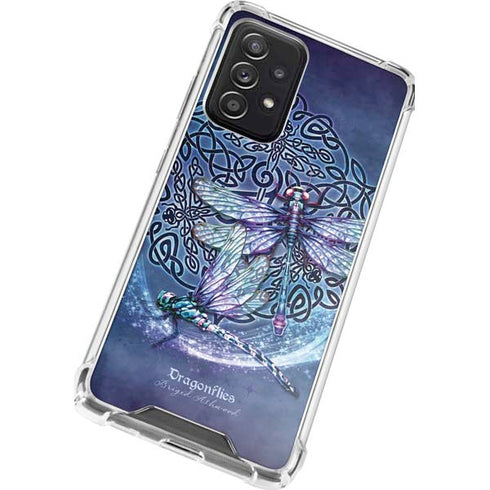 Brigid Ashwood Dragonfly Celtic Knot Galaxy A52 5G Clear Case