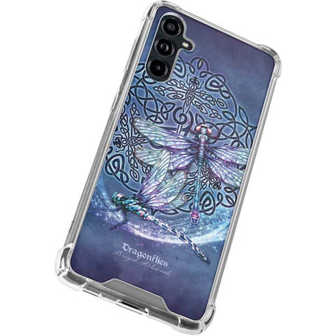 Dragonfly Celtic Knot by Brigid Ashwood Galaxy A54 5G Clear Case