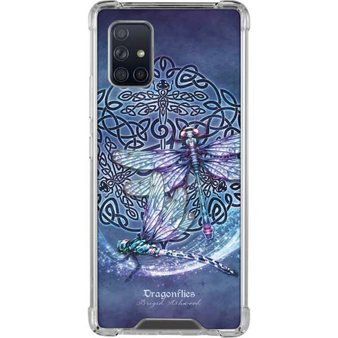 Brigid Ashwood Dragonfly Celtic Knot Galaxy A71 5G Clear Case