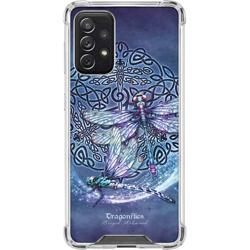 Brigid Ashwood Dragonfly Celtic Knot Galaxy A72 5G Clear Case