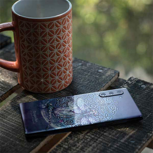 Brigid Ashwood Dragonfly Celtic Knot Galaxy Note 10 Skin