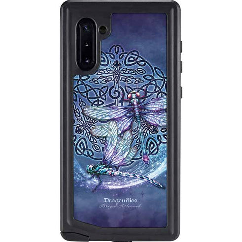 Brigid Ashwood Dragonfly Celtic Knot Galaxy Note 10 Waterproof Case