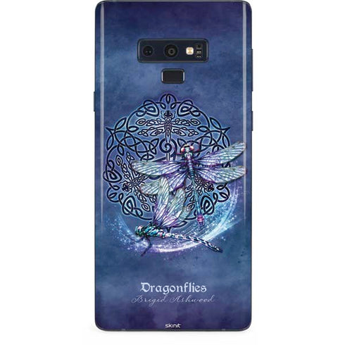 Brigid Ashwood Dragonfly Celtic Knot Galaxy Note 9 Skin