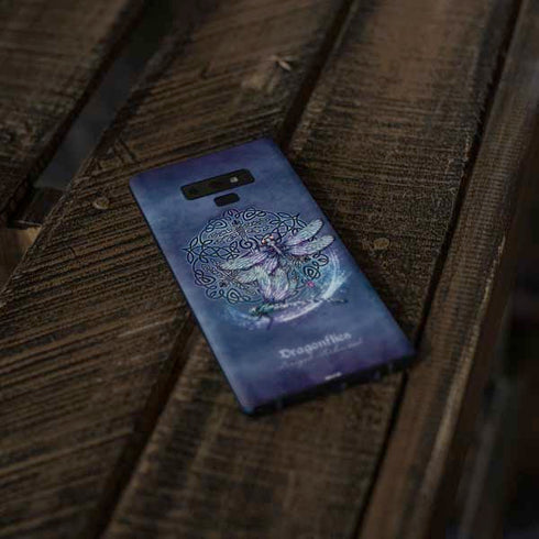 Brigid Ashwood Dragonfly Celtic Knot Galaxy Note 9 Skin