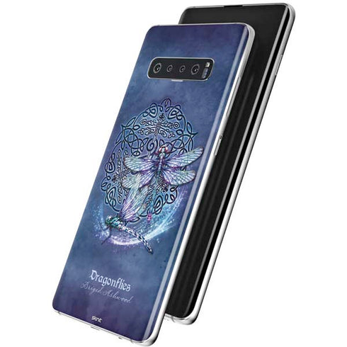 Brigid Ashwood Dragonfly Celtic Knot Galaxy S10 Plus Skin