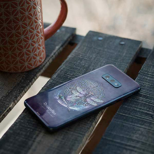 Brigid Ashwood Dragonfly Celtic Knot Galaxy S10e Skin