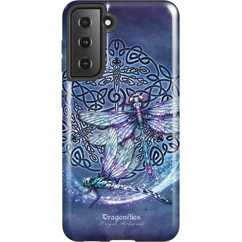 Brigid Ashwood Dragonfly Celtic Knot Galaxy S21 5G Pro Case