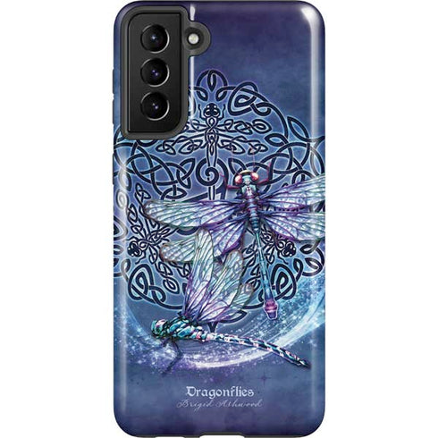 Brigid Ashwood Dragonfly Celtic Knot Galaxy S21 FE Pro Case