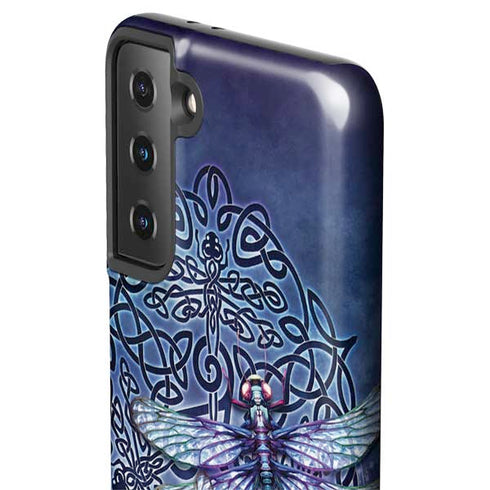 Brigid Ashwood Dragonfly Celtic Knot Galaxy S21 FE Pro Case