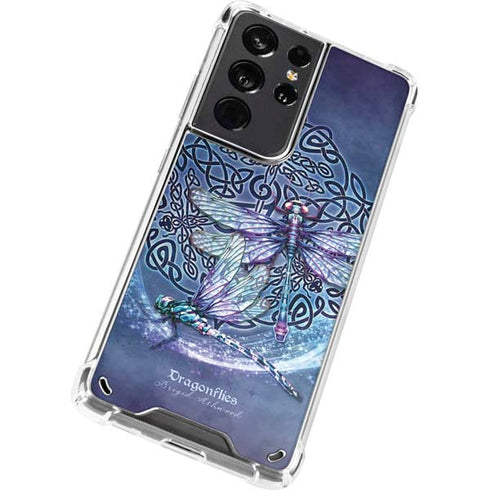 Brigid Ashwood Dragonfly Celtic Knot Galaxy S21 Ultra 5G Clear Case
