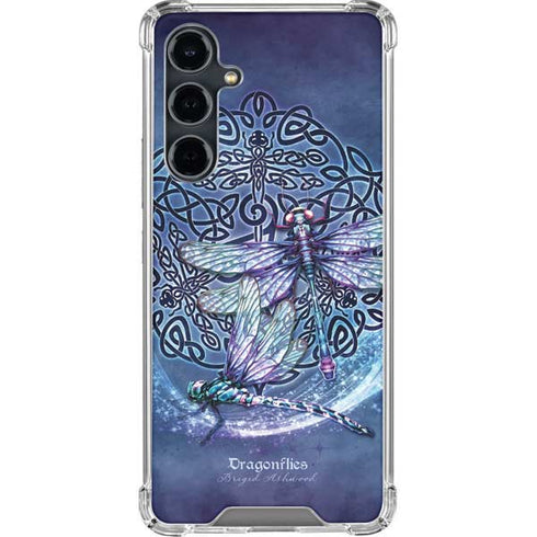 Dragonfly Celtic Knot by Brigid Ashwood Galaxy S23 FE Clear Case