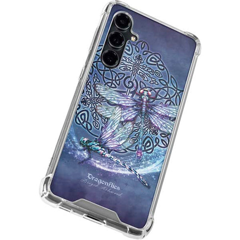 Dragonfly Celtic Knot by Brigid Ashwood Galaxy S23 FE Clear Case