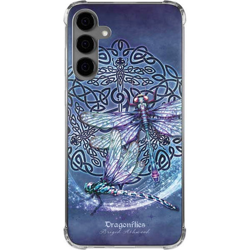 Dragonfly Celtic Knot by Brigid Ashwood Galaxy S24 Plus Clear Case