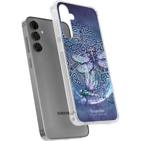 Dragonfly Celtic Knot by Brigid Ashwood Galaxy S24 Plus Clear Case