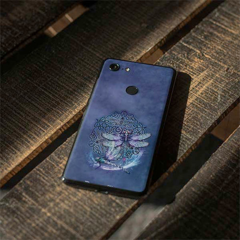 Brigid Ashwood Dragonfly Celtic Knot Google Pixel 3 Skin